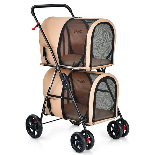 Foldable Pet Stroller With