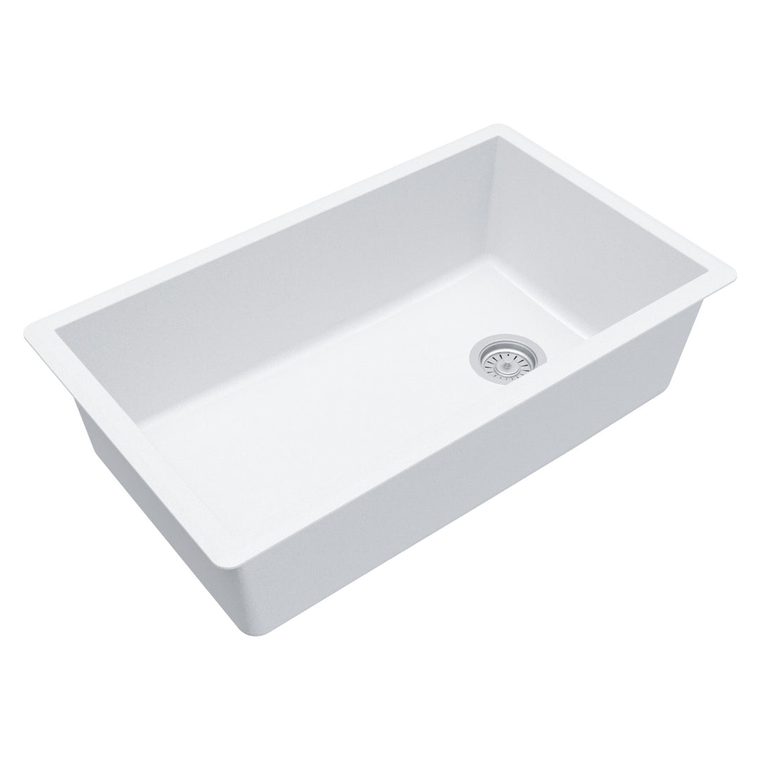 Undermount Quartz Single-Bowl Kitchen Sink