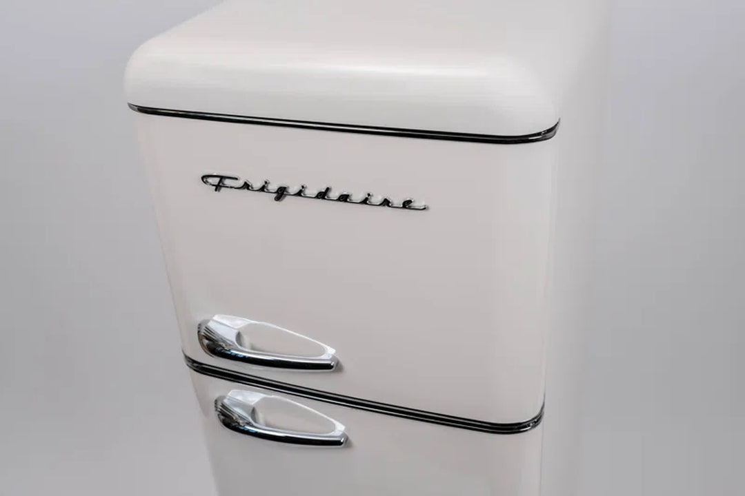 7.5 Cu. Ft. Capacity Retro Fridge Freezer Combo, Upright Fridge Freezer Combo, Apartment Size