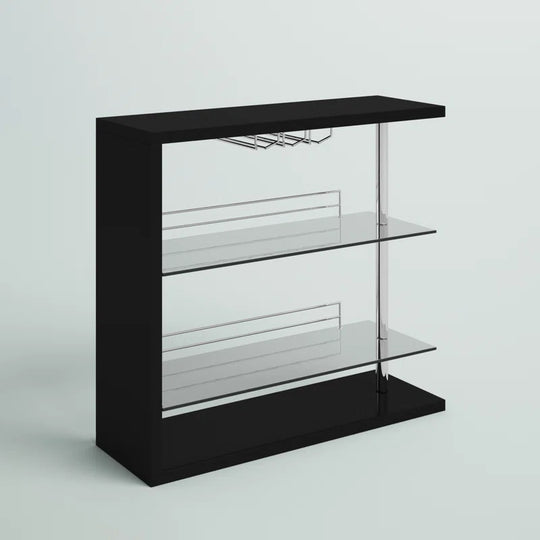 Kwesi Rectangular 2-Shelf Bar Unit - Only Bar Included