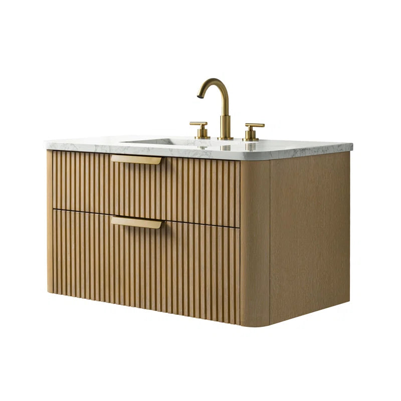 Liljan 36'' Wall-Mounted Single Bathroom Vanity
