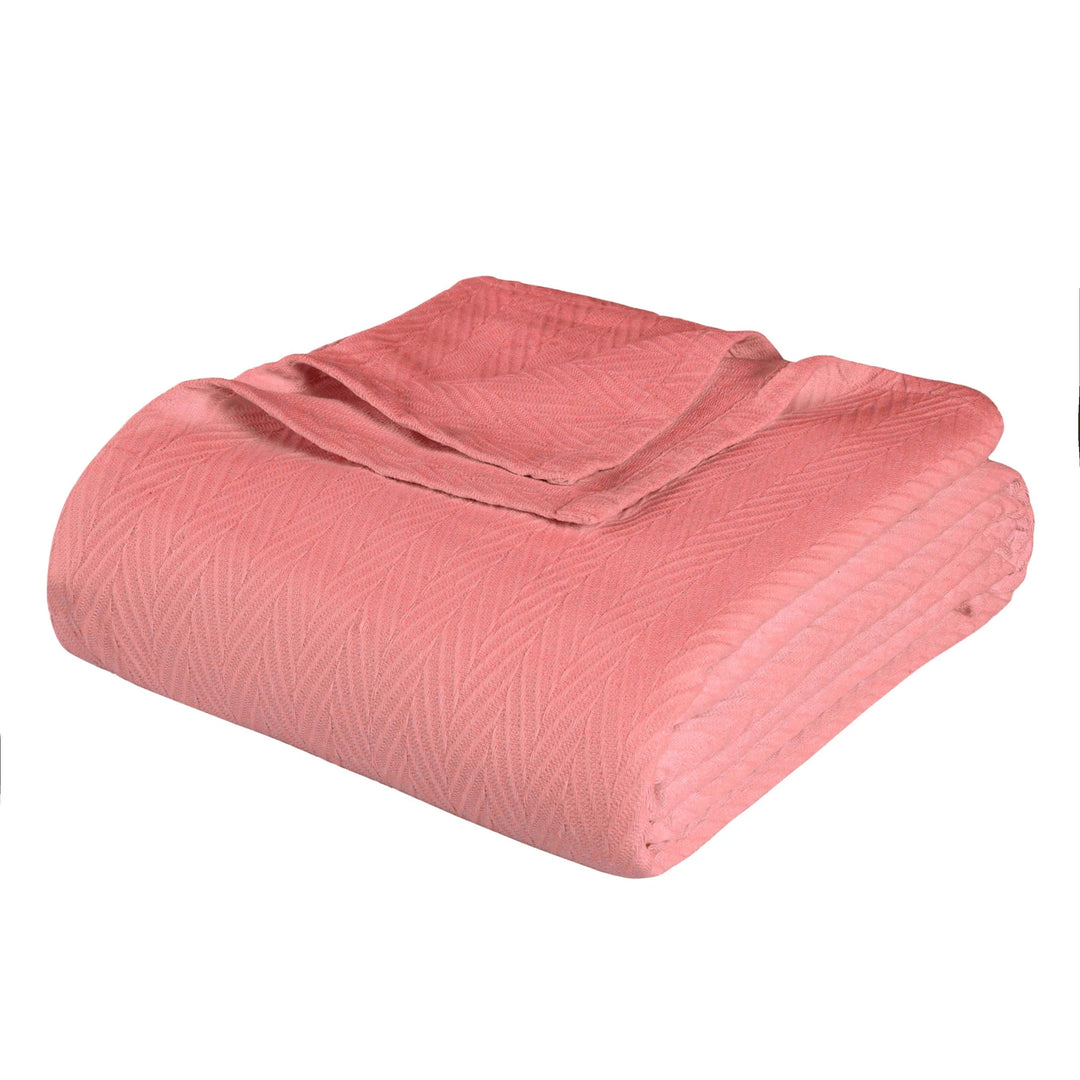 Metro Zig-Zag Chevron All-Season Bedding Cotton Blanket