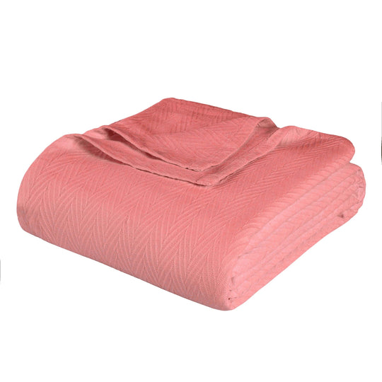 Metro Zig-Zag Chevron All-Season Bedding Cotton Blanket