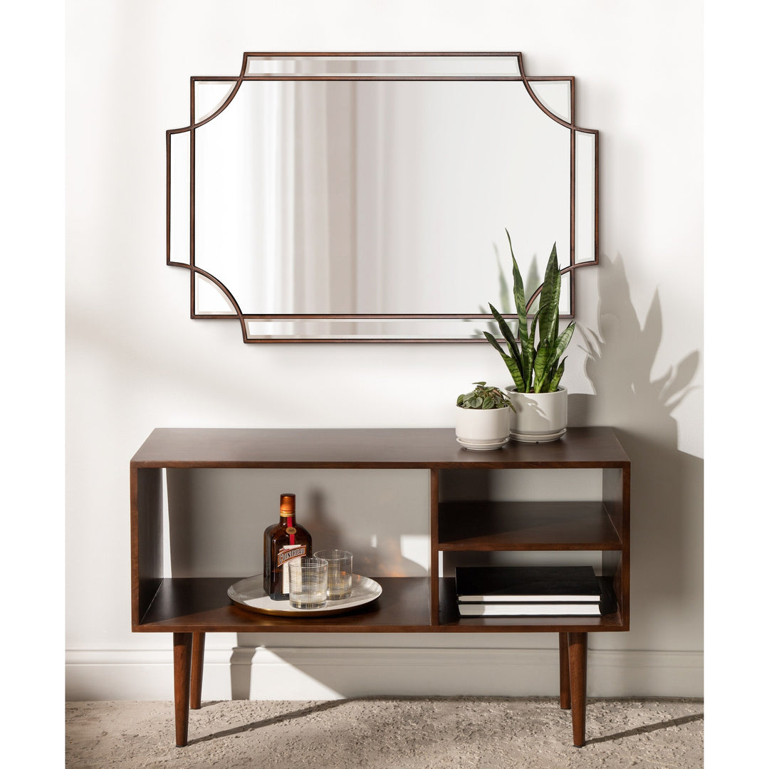 Minuette Traditional Decorative Framed Wall Mirror