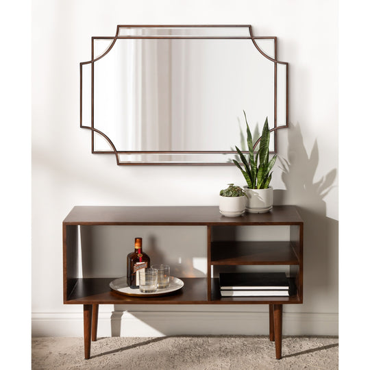 Minuette Traditional Decorative Framed Wall Mirror
