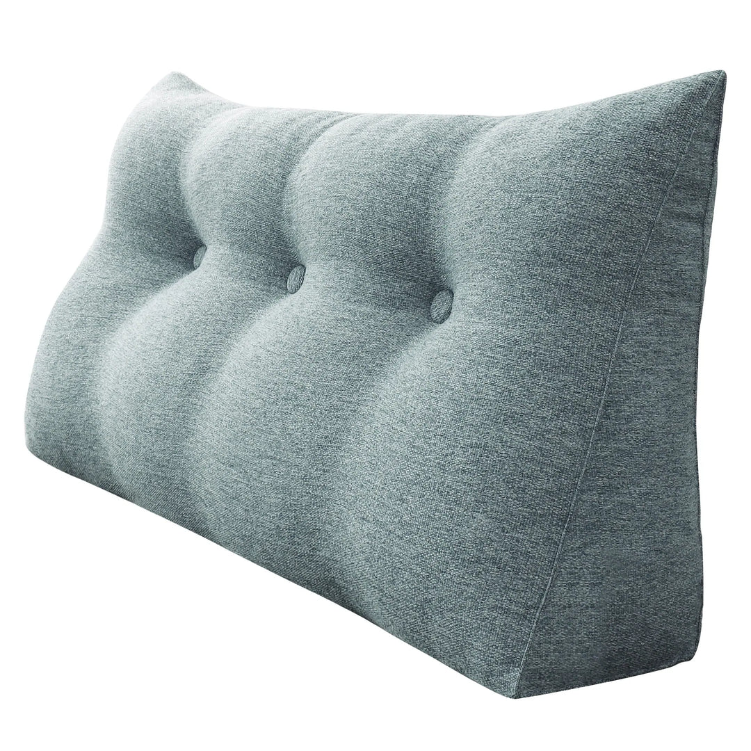 Bed Rest Wedge Reading Pillow Headboard Back Support Cushion