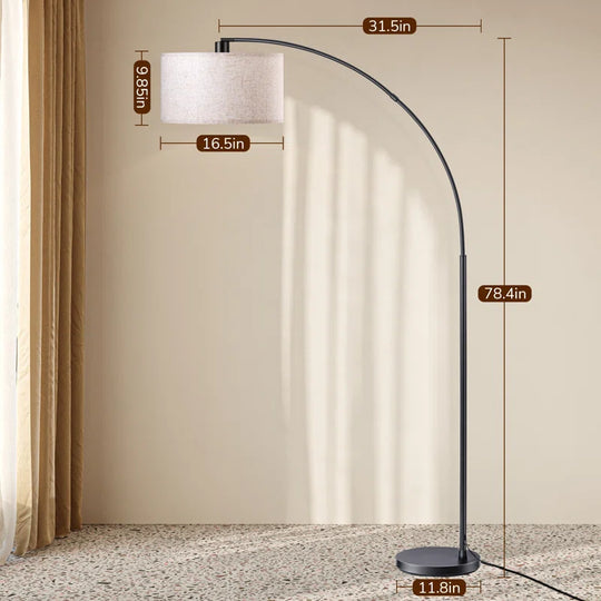 Pantin 78.4" Arched Floor Lamp