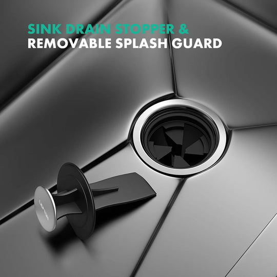 304 Stainless Steel Waterfall Kitchen Sink Set with Pull-Down Faucet KS2207 (Series)
