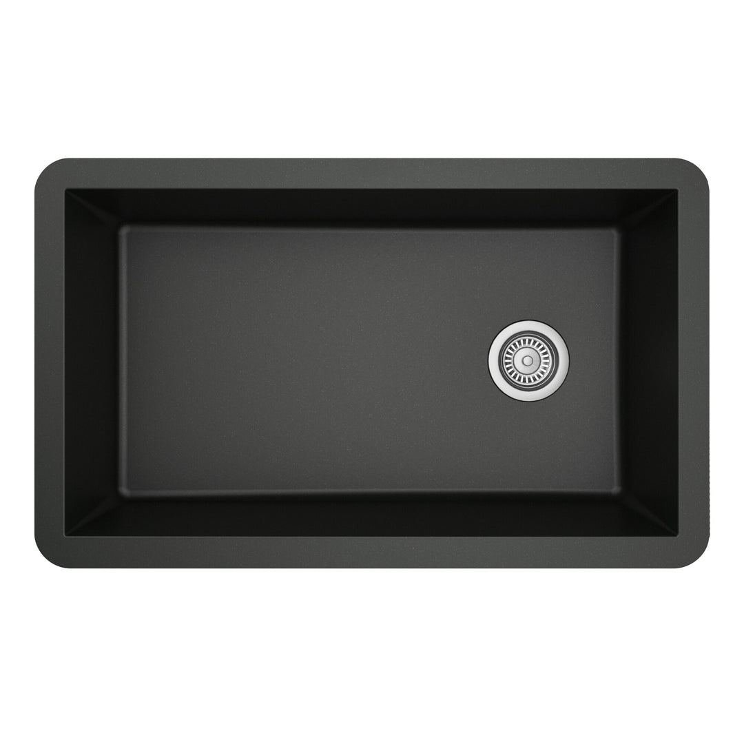 Undermount Quartz Single-Bowl Kitchen Sink