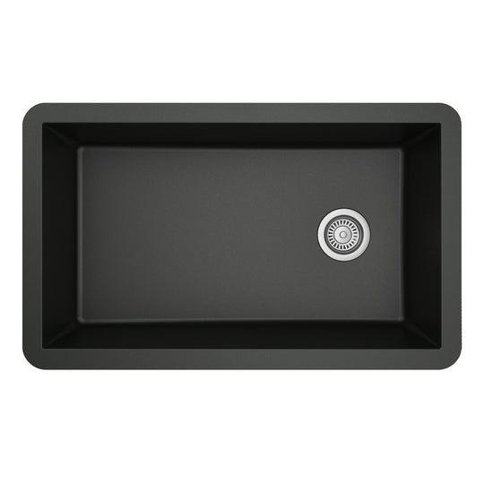 Undermount Quartz Single-Bowl Kitchen Sink