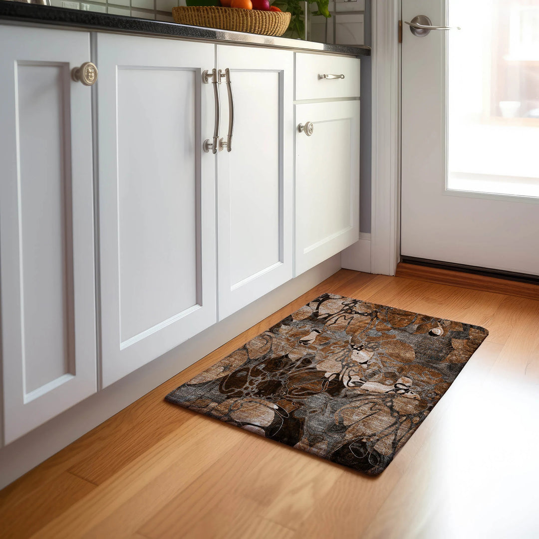 Premium Washable Super Soft Abstract Floral Mayfield Rug
