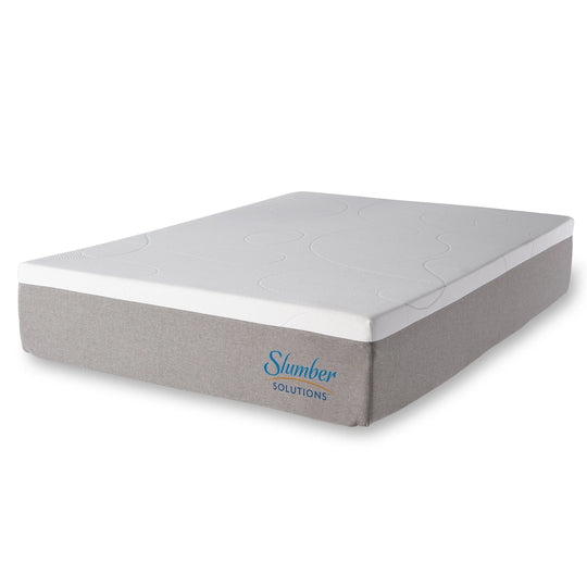 14-Inch Gel Memory Foam Choose Your Comfort Mattress - White