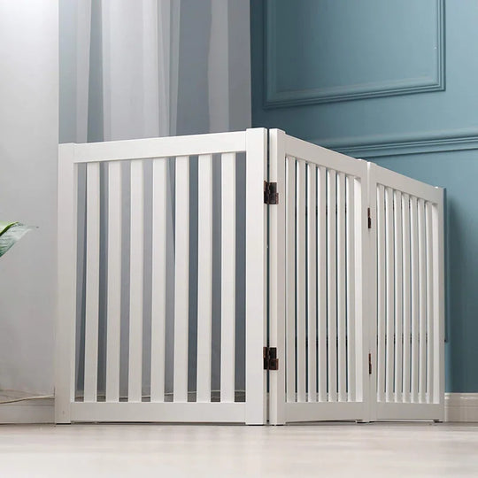 Remi Wood Free Standing Pet Gate