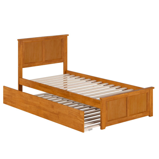 Madison Platform Bed with Matching Footboard & Trundle