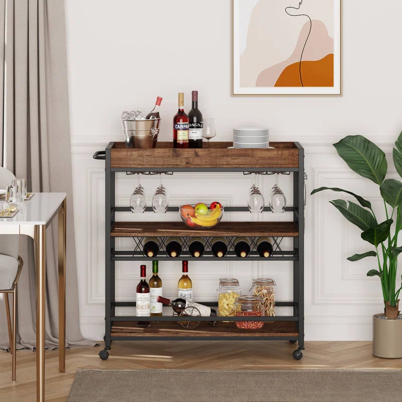Aust Metal Bar Cart
