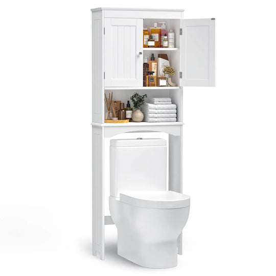 Bathroom Storage Cabinet, Toilet Storage Cabinet, Bathroom Shelf over the Toilet, Space Saver Toilet