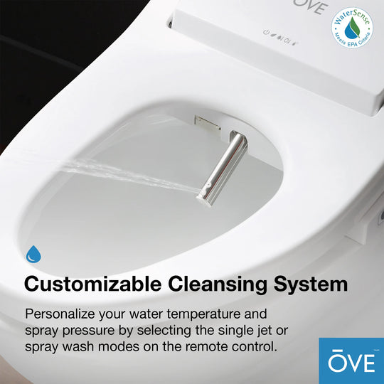 Felix Elongated Electric Bidet Toilet in White