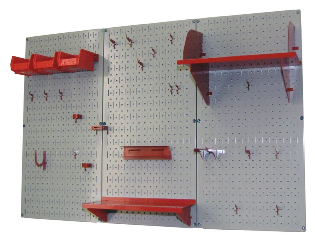 Pegboard Standard Tool Storage 32" H X 48" W Kit