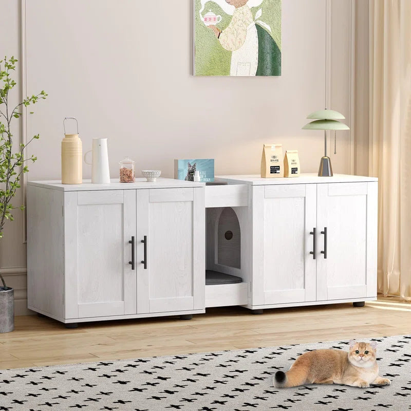 Dyte Medium Density Fiberboard (MDF) Litter Box Enclosure