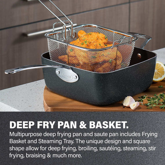 20 Piece Nonstick Aluminum Cookware and Bakeware Set