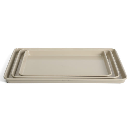 Gallen 10 Piece Baking Pans Ceramic PFA Free Non Toxic Non Stick Bakeware Set