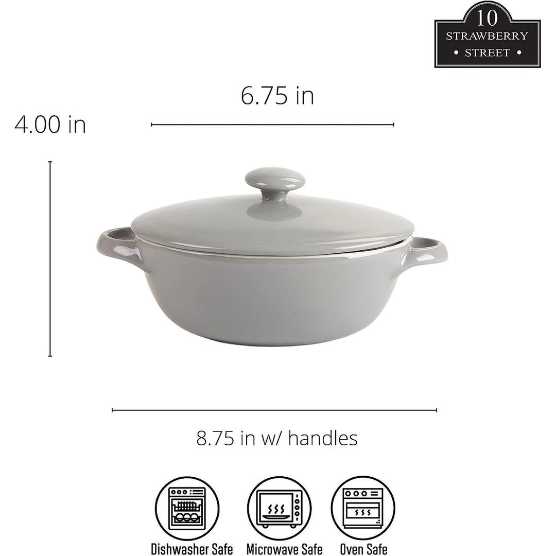 Sienna Covered Casserole 10" and 7" Bakeware Set