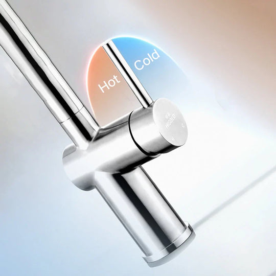 Kitchen Faucet with Pull down Sprayer, Cold & Hot Water Function