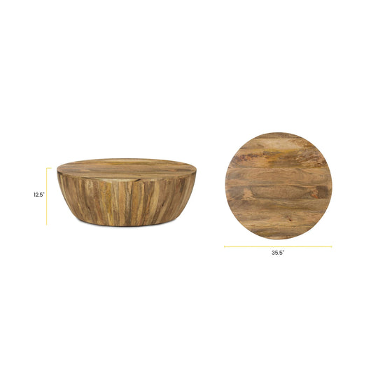 Poly & Bark Goa Mango Wood Coffee Table