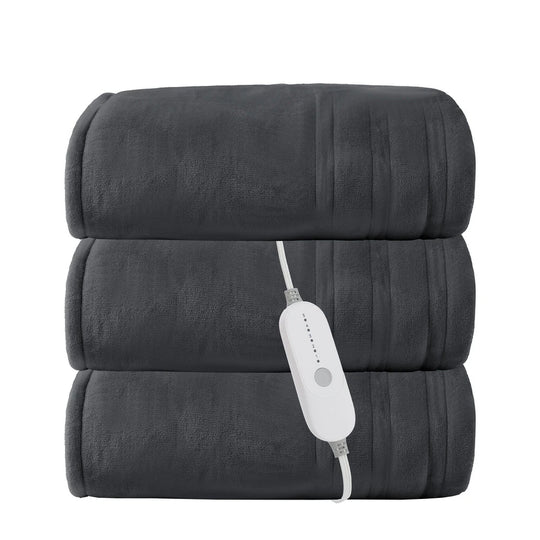 Flannel Electric Heated Blanket with Controller