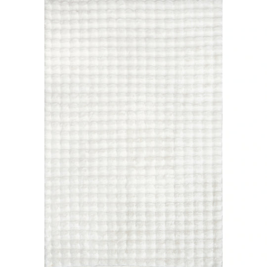 Jeni Solid Plush Machine Washable Area Rug