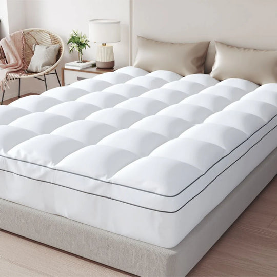 4 Inch White Memory Foam Mattress Covers