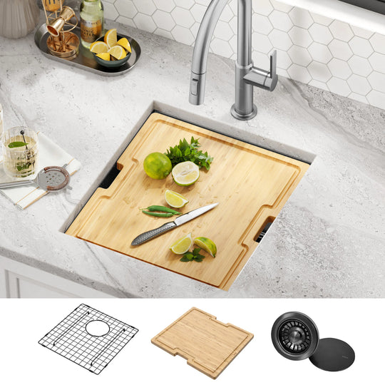 Kore Workstation Undermount Stainless Steel Kitchen Sink