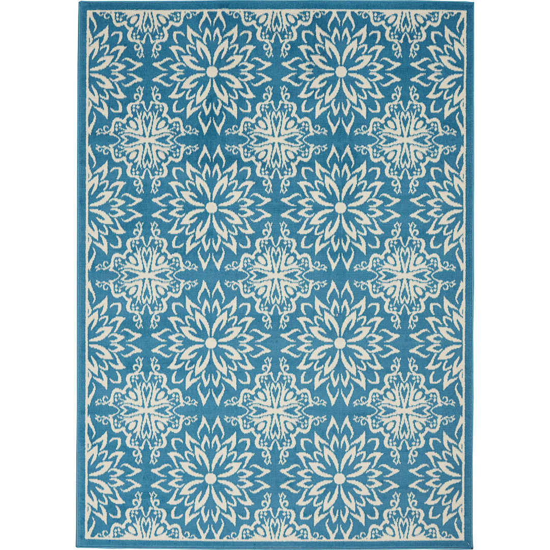Jubilant Floral Medallion Area Rug