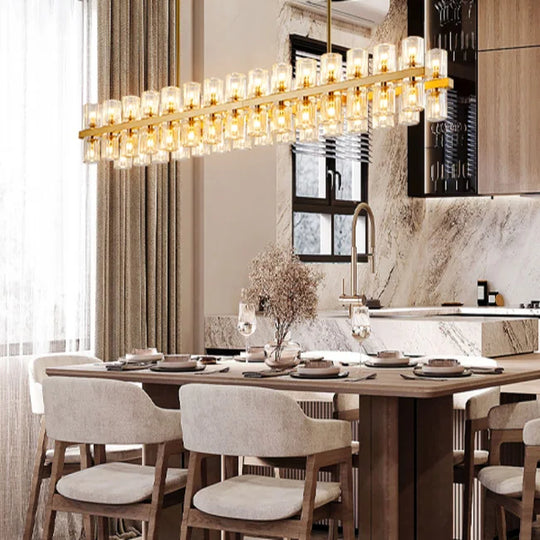 Wagon Wheel Chandelier with Crystal Shade