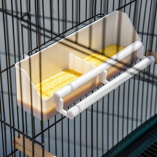Braylynn 55" Steel Flat Top Floor Bird Cage with Wheels