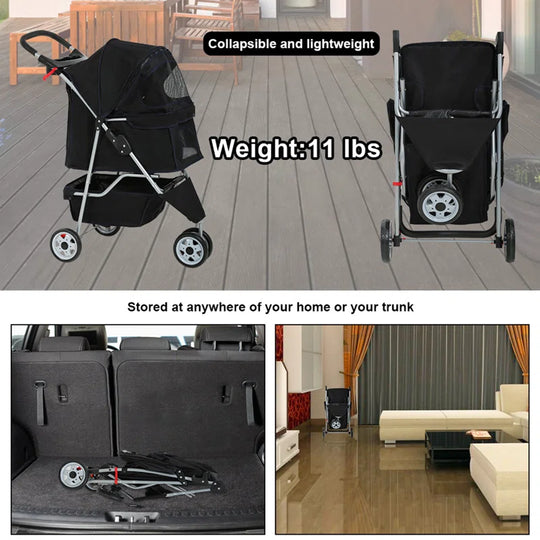 Foldable Pet Stroller