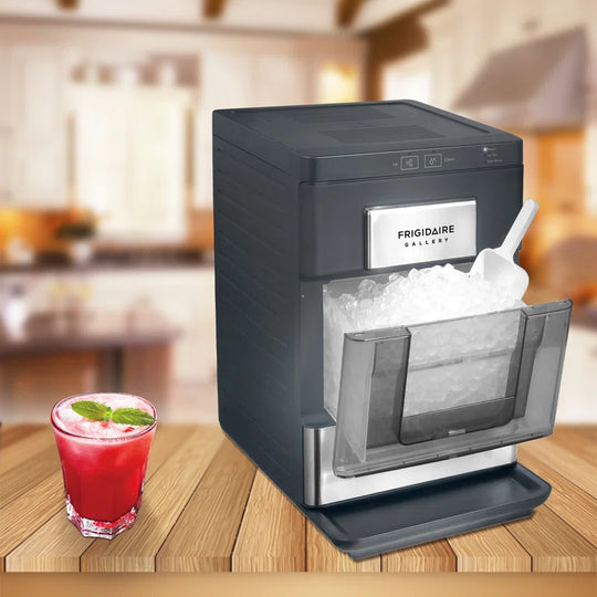 Gallery, 33 Lbs. Countertop Ice Maker, Stainless Steel Accents, Nugget Shaped Ice