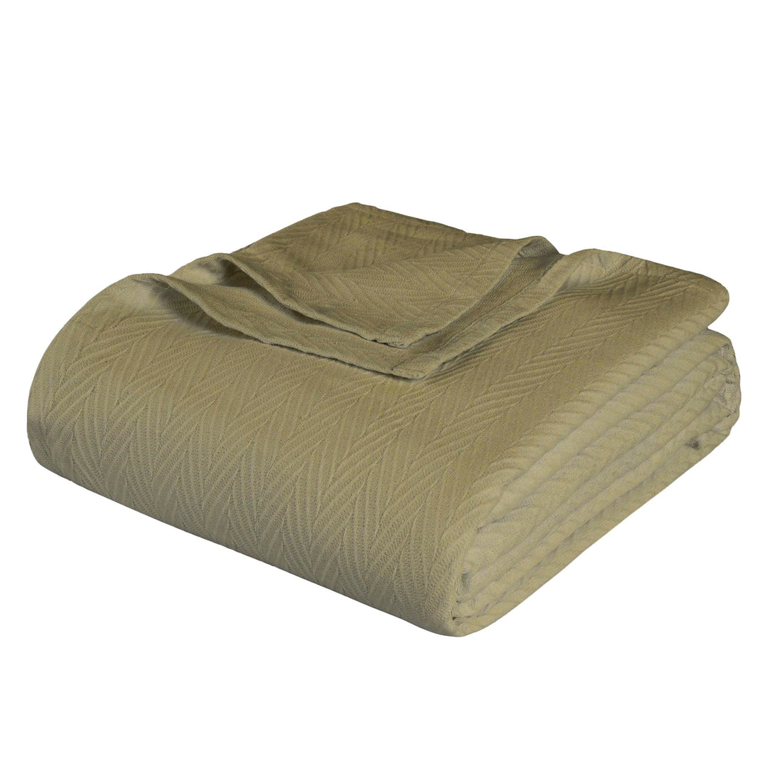 Metro Zig-Zag Chevron All-Season Bedding Cotton Blanket