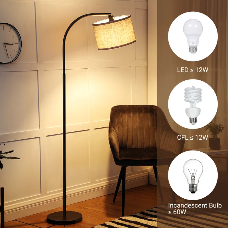 Kjeld 63" Arched Floor Lamp