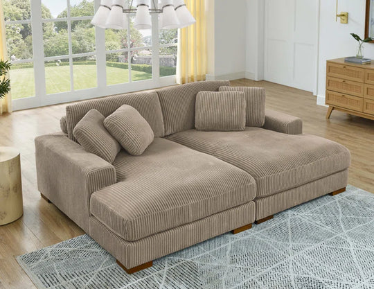 Drinel 90'' Square Arm Sofa