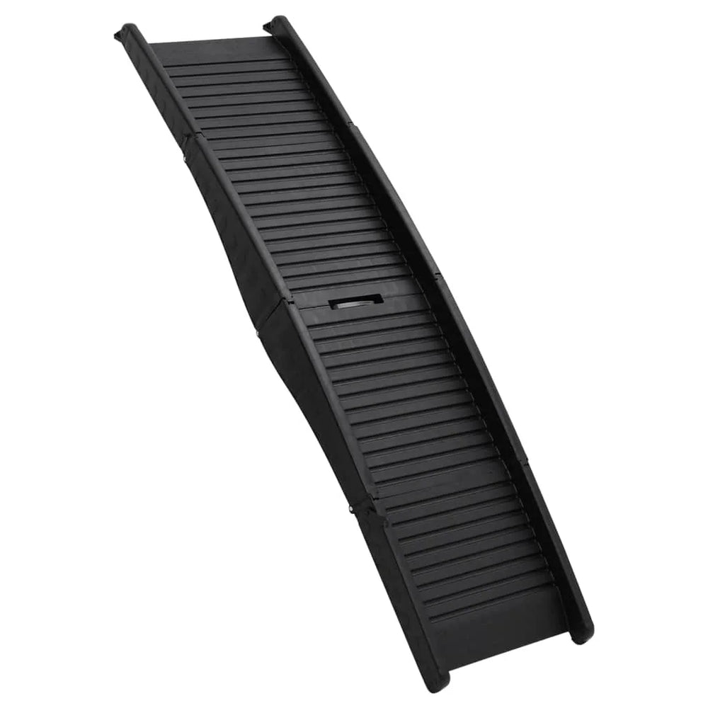 Folding Dog Ramp Black 60.2"X15.7"X4.9" Plastic