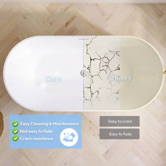 Linyi Freestanding Acrylic Soaking Bathtub