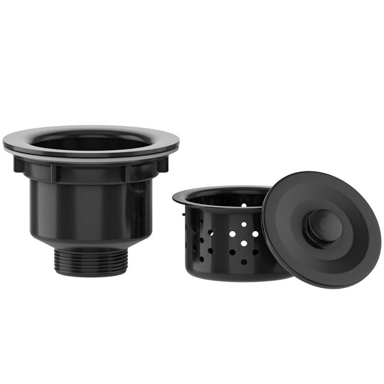 33 Inch Drop in Kitchen Sink Top Mount Stainless Steel Black Sink W/Sink Protector Single Bowl Drop-In Sink for Workstation