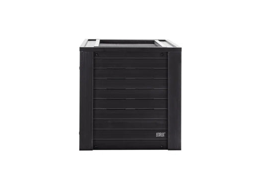 Ecoflex Large Reptile Enclosure with Matching Cabinet Stand Set in Black