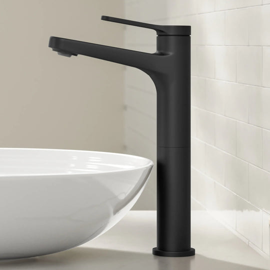 Indy Single Handle Vessel Bathroom Faucet with Pop up Drain