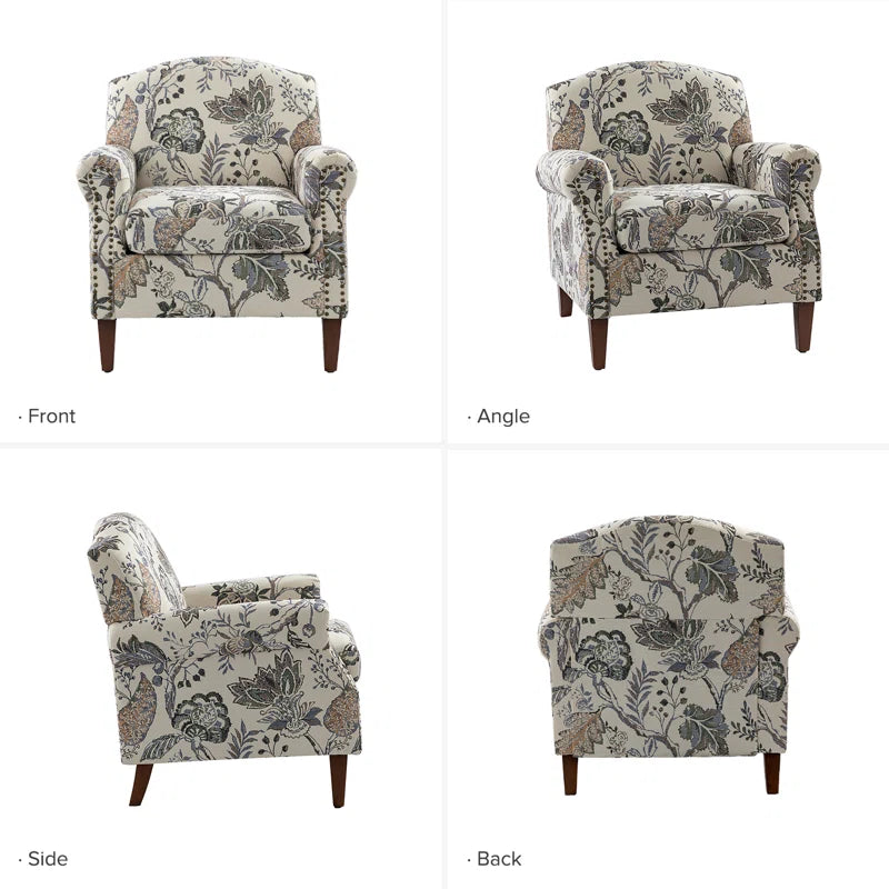 Mooresville Armchair with Nailhead Trims