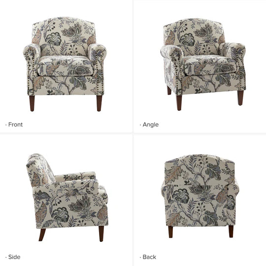 Mooresville Armchair with Nailhead Trims