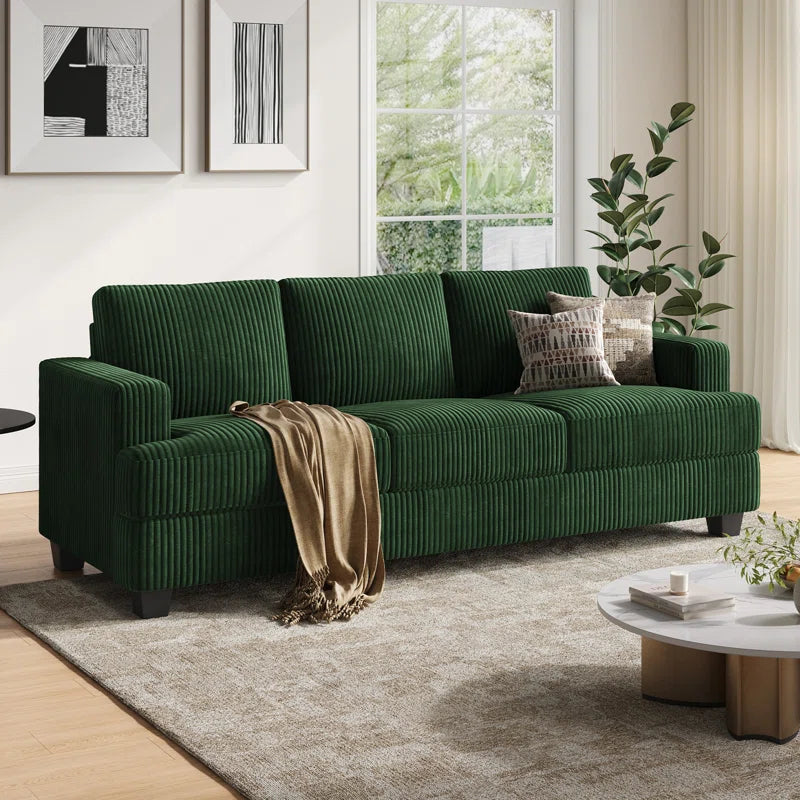 89 Inch Sofa Couch, Fabric 3 Seater Sofa for Living Room Apartment Office