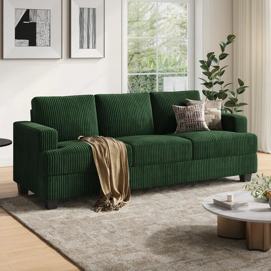 89 Inch Sofa Couch, Fabric 3 Seater Sofa for Living Room Apartment Office
