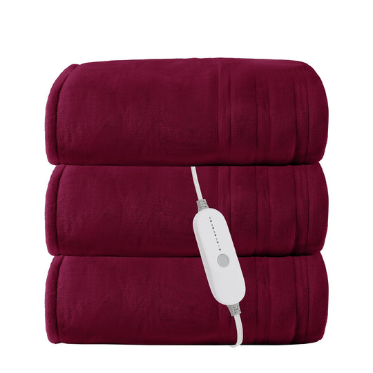 Flannel Electric Heated Blanket with Controller